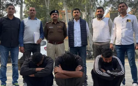 कैथल फिरौती मामले में पुलिस का खुलासा, पुलिस ने 3 आरोपियों को किया गिरफ्तार 