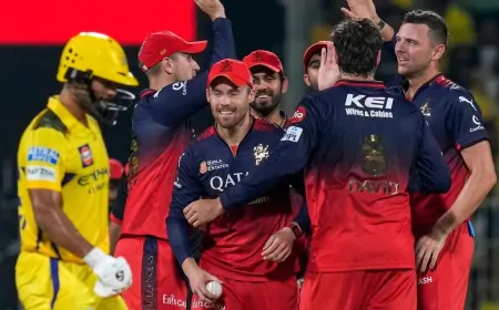 17 साल बाद RCB ने भेदा CSK का किला, 50 रनों से जीता मैच