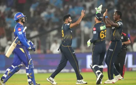 गुजरात टाइटंस मुंबई इंडियंस को 36 रन से रौंदा