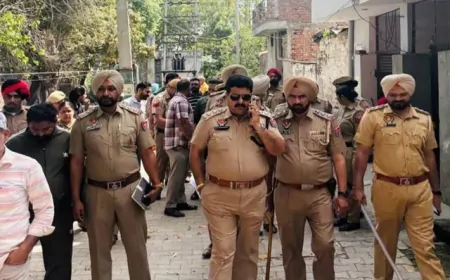 लुधियाना में नशा तस्करों के खिलाफ पुलिस का सख्त एक्शन
