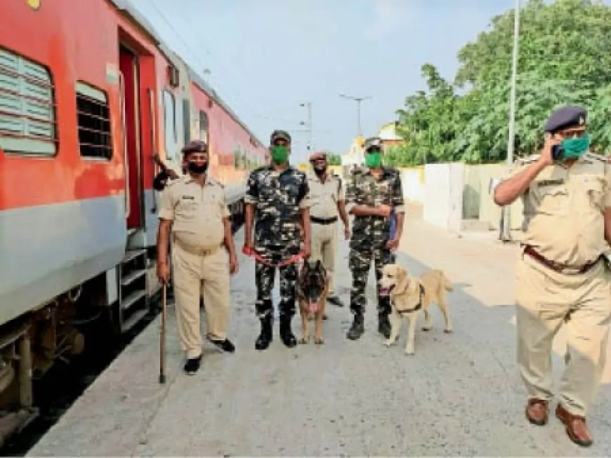 रेलवे पुलिस ने चलाया चेकिंग अभियान, नशीली दवाओं से साथ एक आरोपी गिरफ्तार