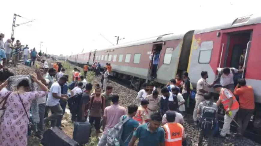 कामाख्या एक्सप्रेस पटरी से उतरी, हादसे में एक की मौत, 8 लोग घायल 