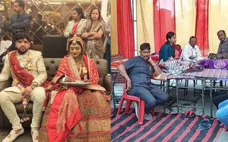 ससुरालियों ने मांगा 50 लाख दहेज तो लड़की ने घर के सामने गाड़ दिया टेंट, जानें मामला