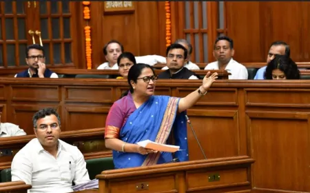 दिल्ली विधानसभा में आज CAG रिपोर्ट पर चर्चा,  वायु प्रदूषण को लेकर CM रेखा गुप्ता ने पेश की रिपोर्ट