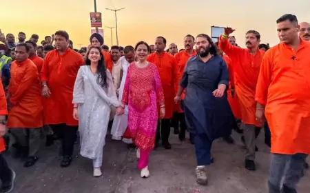 170 किमी की आध्यात्मिक पदयात्रा, अनंत अंबानी ने किया द्वारकाधीश के चरणों में नमन