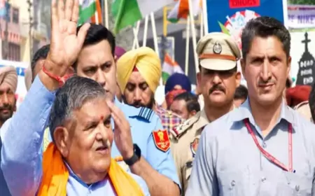 राज्यपाल गुलाबचंद कटारिया की पदयात्रा, पंजाब में नशे के खिलाफ अभियान जारी