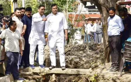 मुंबई नगर निगम से स्पेशल मशीन लाई गई दिल्ली, PWD मंत्री प्रवेश वर्मा ने किया डेमो निरीक्षण