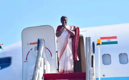 चार दिन की विदेश यात्रा पर राष्ट्रपति द्रौपदी मुर्मू, पुर्तगाल के राष्ट्रपति के साथ करेंगी बैठक