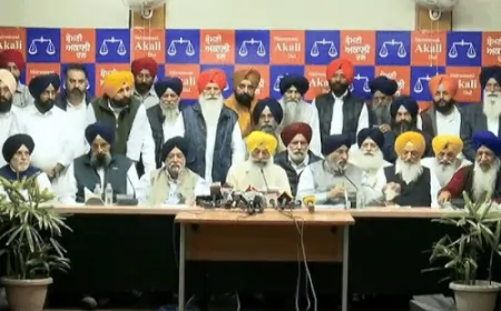 शिरोमणि अकाली दल वर्किंग कमेटी की बैठक, नए अध्यक्ष को लेकर होगी चर्चा 