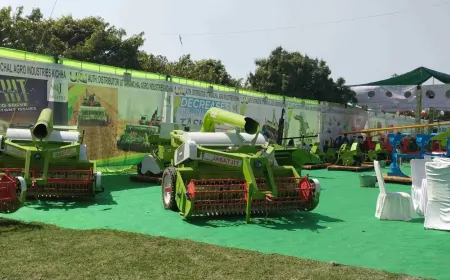 अनाज मंडी में किसान मेले का आयोजन, कृषि से जुड़े उपकरणों की दी गई जानकारी 