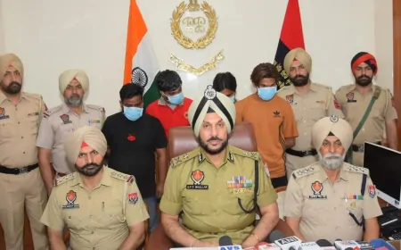 अमृतसर में DRI अधिकारी समेत 8 लोग गिरफ्तार, 4.4 किलो हेरोइन भी बरामद