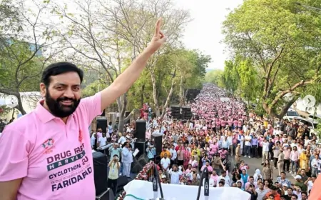 फरीदाबाद में CM सैनी का कार्यक्रम,  CM सैनी ने पिंक साइक्लोथॉन यात्रा को दिखाई हरी झंडी