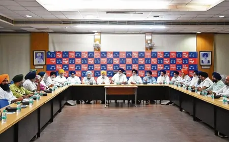 शिरोमणि अकाली दल की अहम बैठक, तेजा सिंह समुद्री हॉल में नये अध्यक्ष का होगा चुनाव