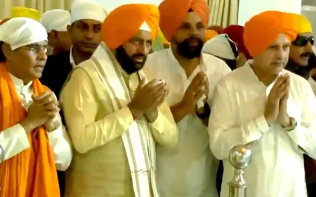 देश भर में बैसाखी पर्व की रौनक, CM सैनी ने गुरुद्वारा साहिब में टेका माथा