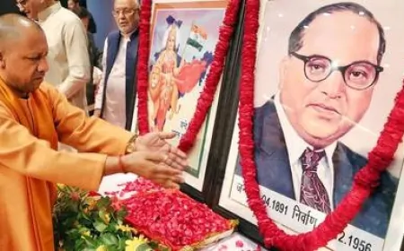 CM योगी का बाबा साहेब अंबेडकर की जयंती पर कार्यक्रम