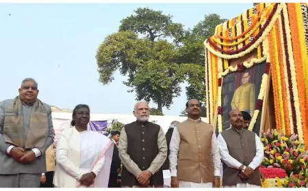 PM मोदी से लेकर राष्ट्रपति द्रौपदी मुर्मू तक इन नेताओं ने दी डॉ. भीमराव अंबेडकर को श्रद्धांजलि