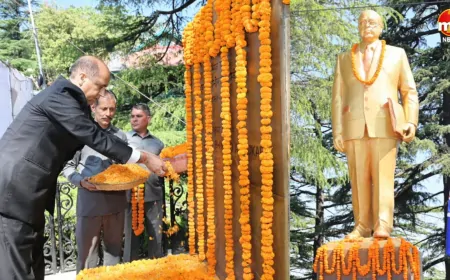 डॉ. भीमराव अंबेडकर की जयंती पर राज्यपाल और पूर्व CM जयराम ठाकुर ने दी श्रद्धांजलि