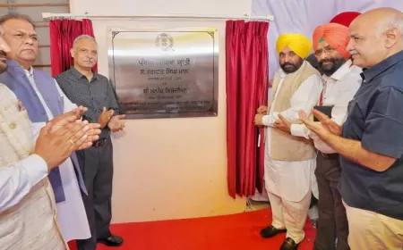 CM भगवंत मान ने संगरूर में ‘स्कूल ऑफ एमिनेंस’ का किया उद्घाटन