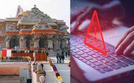 अयोध्या में राम मंदिर को बम से उड़ाने की मिली धमकी, जांच में जुटी साइबर सेल