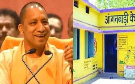 आंगनबाड़ी केंद्रों के लिए योगी सरकार की पहल, आंगनबाड़ी केंद्रों को ‘बालवाटिका’ बनाएगी UP सरकार