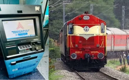 भारतीय रेलवे का नया प्रयोग, ट्रेन में लगाया देश का पहला ATM 