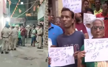 सीलमपुर में नाबालिग की हत्या से तनाव, भारी संख्या में पुलिस बल तैनात 