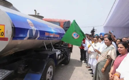 दिल्ली में अब नहीं होगी पानी की चोरी, GPS वाले पानी टैंकरों की हुई शुरुआत