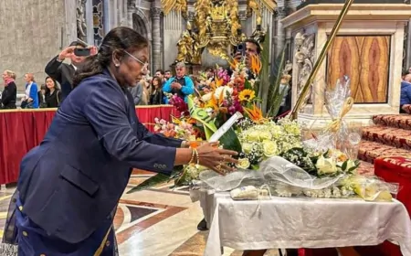 ईसाई धर्मगुरु पोप फ्रांसिस का आज अंतिम संस्कार, राष्ट्रपति द्रौपदी मुर्मू समेत दुनिया भर से पहुंचे नेता