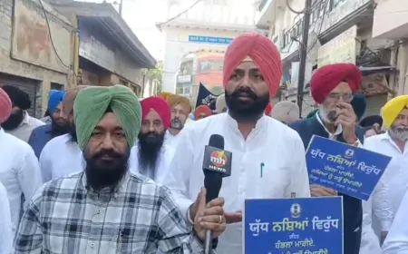 पंजाब कैबिनेट मंत्री लालजीत भुल्लर ने नशे के खिलाफ निकाली जागरूकता रैली 