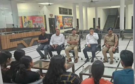 कश्मीरी छात्रों से SSP ने की मुलाकात, कश्मीरी छात्रों को सुरक्षा का दिया भरोसा