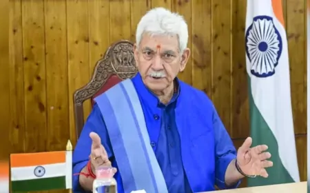 जम्मू-कश्मीर विधानसभा का आज विशेष सत्र, उपराज्यपाल मनोज सिन्हा ने बुलाया विशेष सत्र