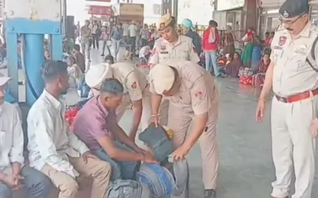 अंबाला रेलवे स्टेशन पर अतिरिक्त सुरक्षाबल तैनात, CCTV से रखी जा रही है निगरानी 