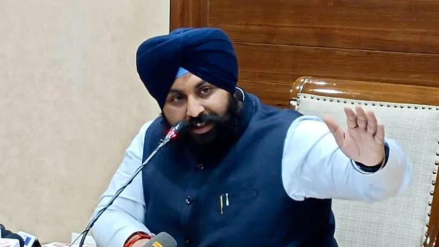कैबिनेट मंत्री हरजोत बैंस ने की प्रेस कॉन्फ्रेंस, 7 अप्रैल से जारी शिक्षा क्रांति अभियान की दी जानकारी
