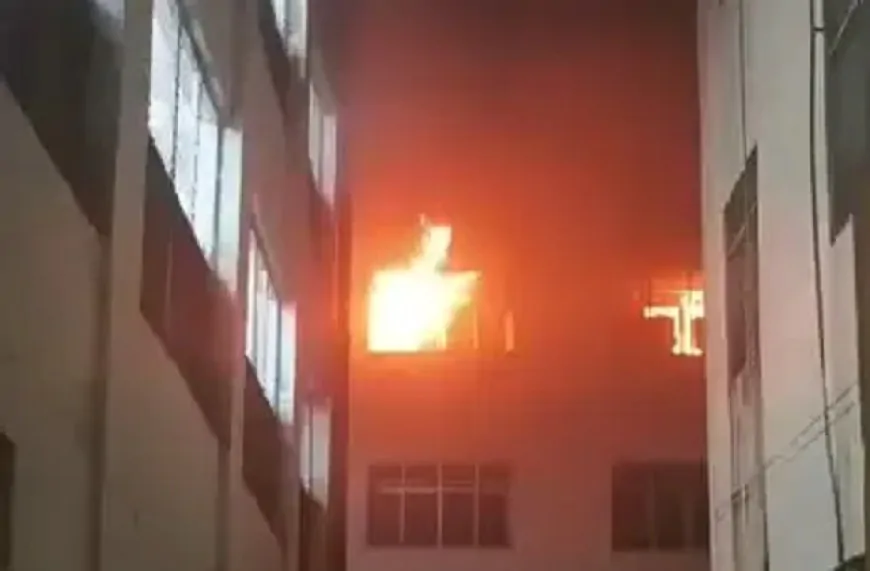 लोकबंधु अस्पताल में लगी आग, ICU में ऑक्सीजन सप्लाई बंद होने के कारण मरीज की हुई मौत