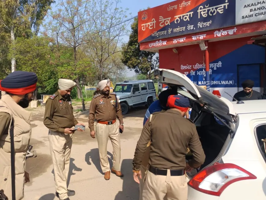 नशे के खिलाफ पुलिस का सर्च अभियान, कई संदिग्ध वाहनों को पुलिस ने कब्जे में लिया