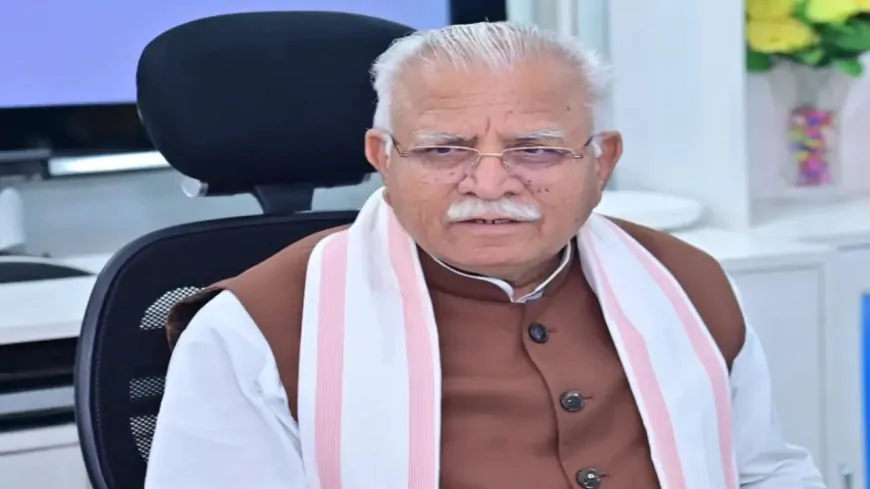 केंद्रीय मंत्री मनोहर लाल लेफ्टिनेंट विनय नरवाल के घर पहुंचे, मनोहर लाल ने विनय नरवाल को दी श्रद्धांजलि