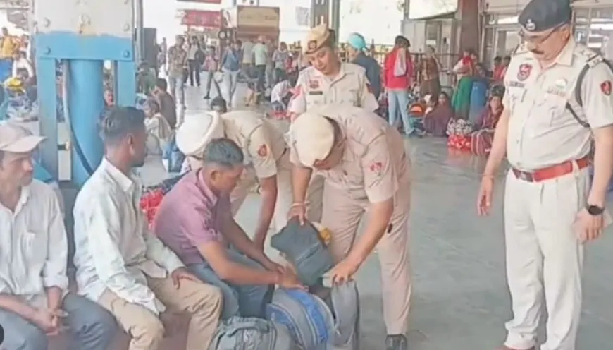 अंबाला रेलवे स्टेशन पर अतिरिक्त सुरक्षाबल तैनात, CCTV से रखी जा रही है निगरानी 