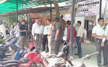 जिला अदालत में वकीलों ने की फायरिंग, चैंबर को लेकर विवाद के बाद फायरिंग की