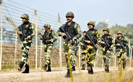 BSF ने श्री गंगानगर में भारत-पाक बॉर्डर से पाकिस्तानी रेंजर को किया गिरफ्तार