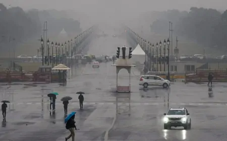 दिल्ली-एनसीआर में मौसम बदला, आरके पुरम सहित कई इलाकों में बारिश