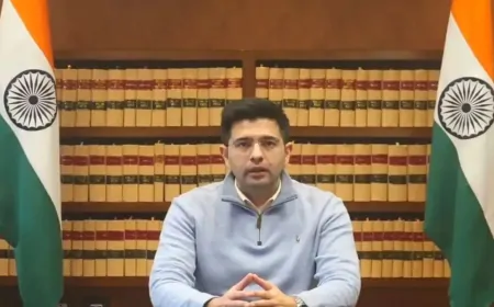 राज्यसभा सांसद राघव चड्ढा की पाकिस्तान को चेतावनी, उकसाया तो तिरंगा रावलपिंडी में लहराएगा