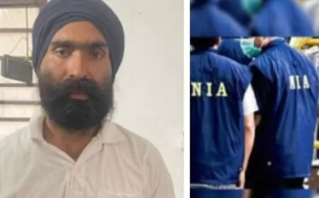 NIA ने खालिस्तानी आतंकी को किया गिरफ्तार, नाभा जेल ब्रेक के दौरान फरार हुआ था आतंकी कश्मीर सिंह