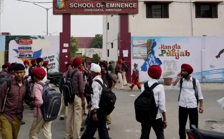 पंजाब में बॉर्डर से सटे कई जिलों में स्कूल बंद, धीरे-धीरे सामान्य हो रहे हैं हालात