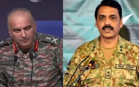 भारत-पाक के देशों के DGMO की हॉटलाइन पर हुई बात 