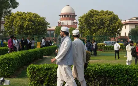 आज वक्फ कानून पर सुप्रीम कोर्ट में होगी सुनवाई,  SC ने वक्फ बोर्ड में नई नियुक्तियों पर लगाई थी रोक