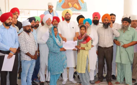 नकली शराब मामले में पीड़ितों को पंजाब सरकार ने दी सहायता राशि, मंत्री कुलदीप सिंह धालीवाल ने सौंपे चेक