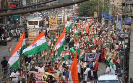 पंजाब BJP की ओर से तिरंगा यात्रा का आयोजन,  आज अमृतसर में निकाली जाएगी तिरंगा यात्रा