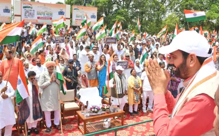 'ऑपरेशन सिंदूर' की कामयाबी पर लाडवा में निकाली गई ‘तिरंगा शौर्य सम्मान यात्रा’