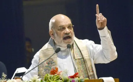 गृह मंत्री अमित शाह के गुजरात दौरे का दूसरा दिन,  गुजरात राज्य सहकारी संघ की ओर से सम्मेलन का आयोजन