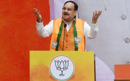 उत्तराखंड के दो दिवसीय दौरे पर केंद्रीय मंत्री जेपी नड्डा, गुंजी पिथौरागढ़ में आयोजित कार्यक्रम में होंगे शामिल